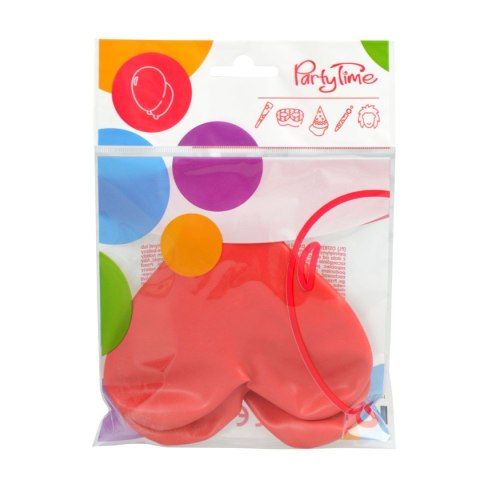 Balon gumowy serca duże 44cm 2szt. czerwona 450mm Arpex (KB6348) Balon gumowy serca duże 44cm 2szt. czerwona 450mm Arpex (KB6348)
