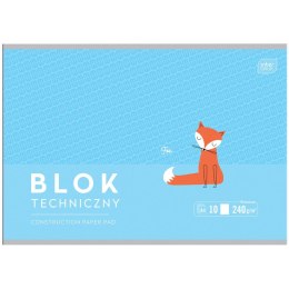 Blok techniczny B&B KIds Pastel A4 mix 240g 10k Interdruk