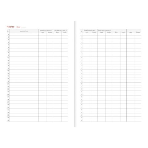 Kalendarz nauczyciela książkowy (terminarz) PCV KOTY bezbarwny A5 Wydawnictwo Wokół Nas (A5TN078B)