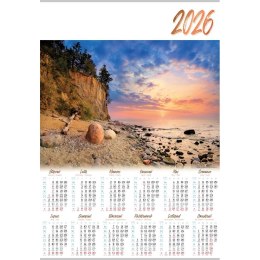 Kalendarz ścienny plakatowy 607mm x 880mm Lucrum (PL04)