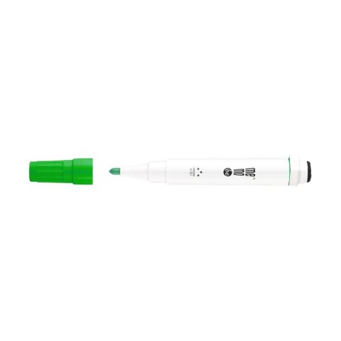 Marker suchościeralny z gąbką i magnesem zielony wkład zielony 1-3mm okrągła końcówka Memobe (MM351-04) Marker suchościeralny z gąbką i magnesem zielony wkład zielony 1-3mm okrągła końcówka Memobe (MM351-04)
