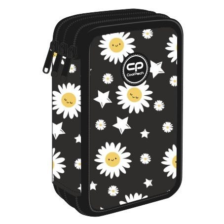 Piórnik CoolPack Jumper 3 DAISY BLACK Patio (F067817)