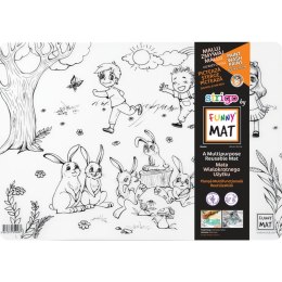 Podkład na biurko FUNNY MAT TRANSPARENT KRÓIKI SFU 1043 polipropylen PP [mm:] 335x480 Strigo (8681379310437)