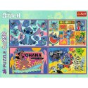 Puzzle Lilo I Stitch 4x250 el. Trefl (13311)