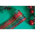 Wstążka CHRISTMAS 5902277354167x3 [mm x m] mix Interdruk (3m SATYNOWA)