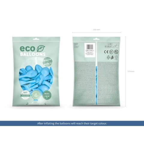 Balon gumowy Pastel Eco Balloons błękitny 260mm Partydeco (ECO26P-011) Balon gumowy Pastel Eco Balloons błękitny 260mm Partydeco (ECO26P-011)