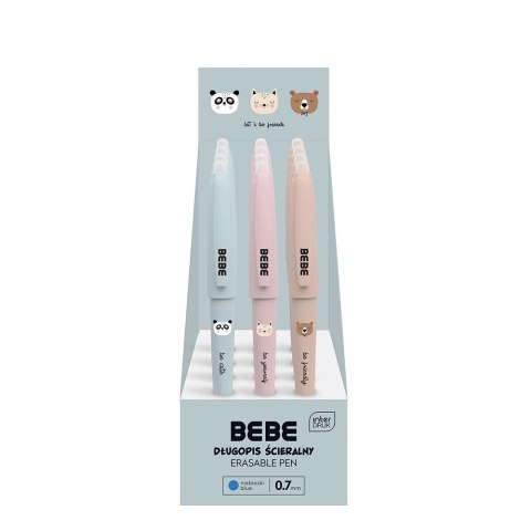 Długopis wymazywalny BB Friends Girls ze skuwką 5902277331830 wkład niebieski 0,7mm Bebe (profilowany)