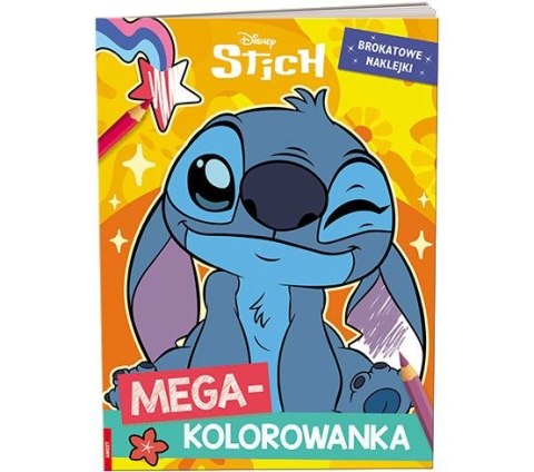 Książka dla dzieci Stich. Megakolorowanka. Brokatowe naklejki Ameet (KOLB 9101) Książka dla dzieci Stich. Megakolorowanka. Brokatowe naklejki Ameet (KOLB 9101)