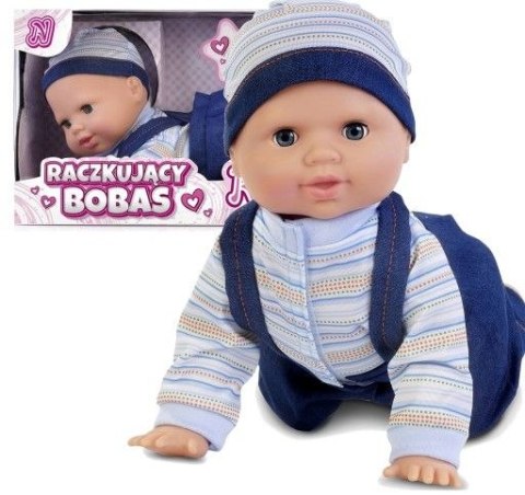 Lalka Natalia bobas raczkujący niebieski [mm:] 320 Artyk (121630)