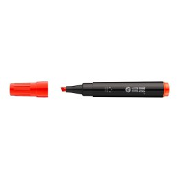 Marker permanentny czerwony czerwony 1-4mm ścięta końcówka Memobe (MM201-05)
