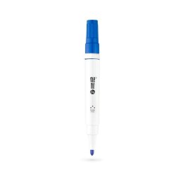 Marker suchościeralny z gąbką NIEBIESKI niebieski 1-3mm okrągła końcówka Memobe (MM351-03)