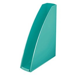 Pojemnik na dokumenty pionowy Wow A4 turkusowy polistyren PS [mm:] 75x312x 258 Leitz (52771051)