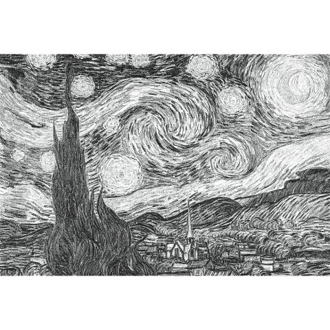 Puzzle Gwiaździsta Noc, Vincent van Gogh Trefl (37544)