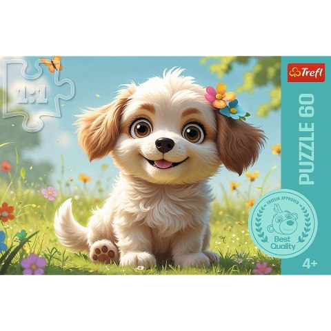 Puzzle Szczeniaczkiem być 60 el. Trefl (17408) Puzzle Szczeniaczkiem być 60 el. Trefl (17408)