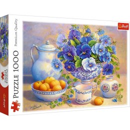 Puzzle niebieski bukiet 1000 el. Trefl (10466)