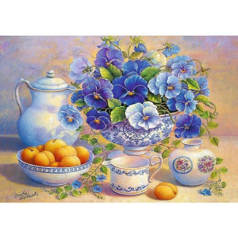 Puzzle niebieski bukiet 1000 el. Trefl (10466)