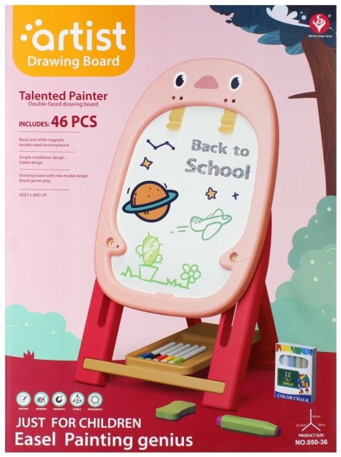 Tablica znikopis edukacyjna 2w1 z akcesoriami Mega Creative (524511) Tablica znikopis edukacyjna 2w1 z akcesoriami Mega Creative (524511)
