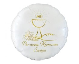 Balon foliowy Komunia Święta (kielich) 18cal Godan (FG-OPKK)