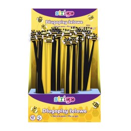 Długopis Pszczoły żelowy wkład niebieski 0,5mm Strigo (SSC238)