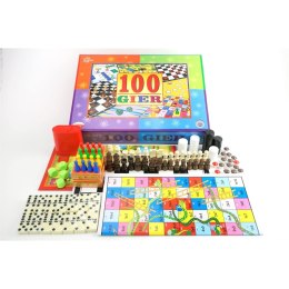 Gra planszowa zestaw 100 gier 100 GIER Abino
