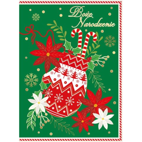 Kartka składana BN SWIATECZNA REKAWICA MERRY CHRISTMAS B6 Henry (5905701480548) Kartka składana BN SWIATECZNA REKAWICA MERRY CHRISTMAS B6 Henry (5905701480548)
