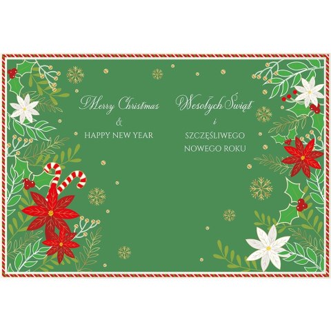 Kartka składana BN SWIATECZNA REKAWICA MERRY CHRISTMAS B6 Henry (5905701480548) Kartka składana BN SWIATECZNA REKAWICA MERRY CHRISTMAS B6 Henry (5905701480548)