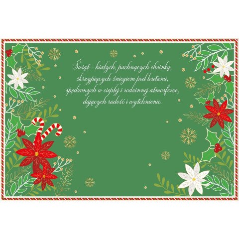 Kartka składana BN SWIATECZNA REKAWICA MERRY CHRISTMAS B6 Henry (5905701480548) Kartka składana BN SWIATECZNA REKAWICA MERRY CHRISTMAS B6 Henry (5905701480548)