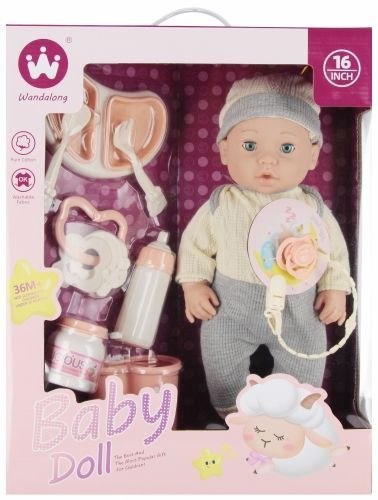 Lalka bobas z akcesoriami [mm:] 400 Mega Creative (543735)