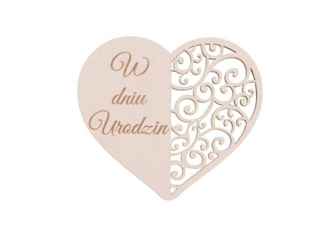 Ozdoba drewniana URODZINY DNS15B Sadpex (5 SZT) Ozdoba drewniana URODZINY DNS15B Sadpex (5 SZT)