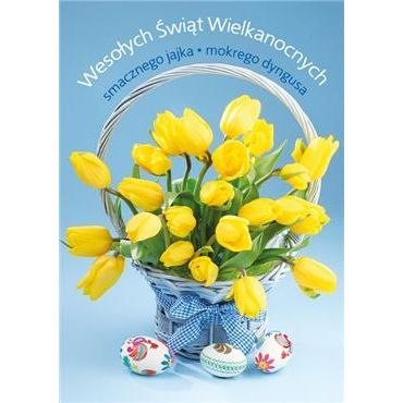 Pocztówka wielkanocna Pol-mak Pocztówka wielkanocna Pol-mak
