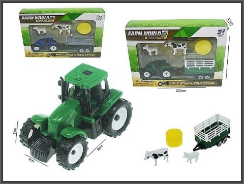 Traktor 16cm z akcesoriami Hipo (H13606) Traktor 16cm z akcesoriami Hipo (H13606)