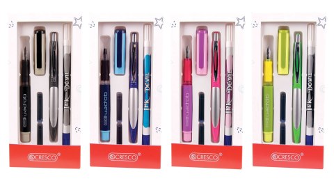 Zestaw piśmienniczy GO PEN COLOR P+D+W+ 2 naboje Cresco (2020399) Zestaw piśmienniczy GO PEN COLOR P+D+W+ 2 naboje Cresco (2020399)