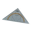 Ekierka z kątimierzem 8700304 16cm Herlitz (300010435)