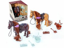 Figurka konik z grzywą do czesania i akcesoriami Adar (607569)