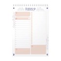 Kalendarz biurkowy Floral A5 Oxford (400186600)