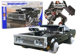 Klocki konstrukcyjne Pojazd Auto Transformacja Robot 2W1 Lean (16563)