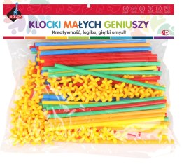 Klocki pozostałe słomki 200 elementów Askato (110097)