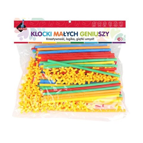 Klocki pozostałe słomki 200 elementów Askato (110097) Klocki pozostałe słomki 200 elementów Askato (110097)