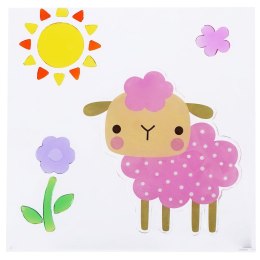 Ozdoba wielkanocna Żelowa naklejka na okno - baranek Arpex (SW4138)