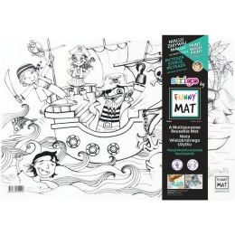 Podkład na biurko FUNNY MAT TRANSPARENT PIRACI SFU1041 polipropylen PP [mm:] 335x480 Strigo (8681379310413)