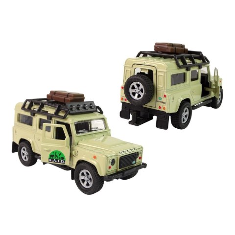Samochód Land Rover z przyczepą i żyrafą Hipo (521723) Samochód Land Rover z przyczepą i żyrafą Hipo (521723)
