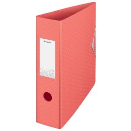 Segregator dźwigniowy polyfoam Colour Breeze A4 82mm koralowy Esselte (628427)