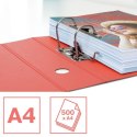 Segregator dźwigniowy polyfoam Colour Breeze A4 82mm koralowy Esselte (628427)