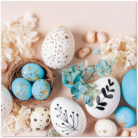 Serwetki Lunch WN Tender Easter mix nadruk bibuła [mm:] 330x330 Paw (SDL146200)