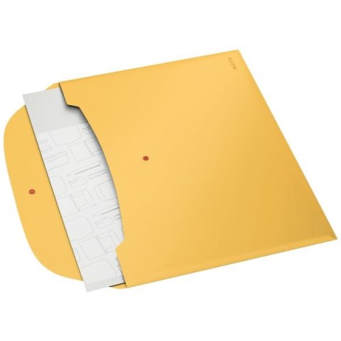 Teczka plastikowa na zatrzask Cosy A4 żółta Leitz (47090019) Teczka plastikowa na zatrzask Cosy A4 żółta Leitz (47090019)