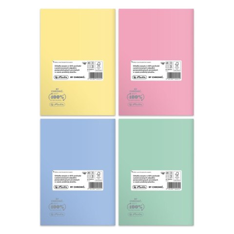 Zeszyt Pastel Colors Eco PP 9552514 A5 60k. 70g linia Herlitz (400198107) Zeszyt Pastel Colors Eco PP 9552514 A5 60k. 70g linia Herlitz (400198107)
