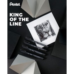 Cienkopis POINTLINER czarne mixmm 1kol. Pentel (XBLW355C)
