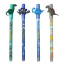Długopis wymazywalny dinozaury 5902315577640 wkład niebieski 0,5mm Strigo (SSC201)