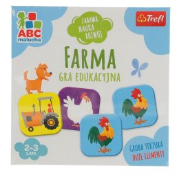 Gra edukacyjna Farma z Serii ABC Malucha Farma Trefl (01944)