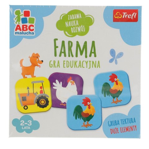 Gra edukacyjna Farma z Serii ABC Malucha Farma Trefl (01944)